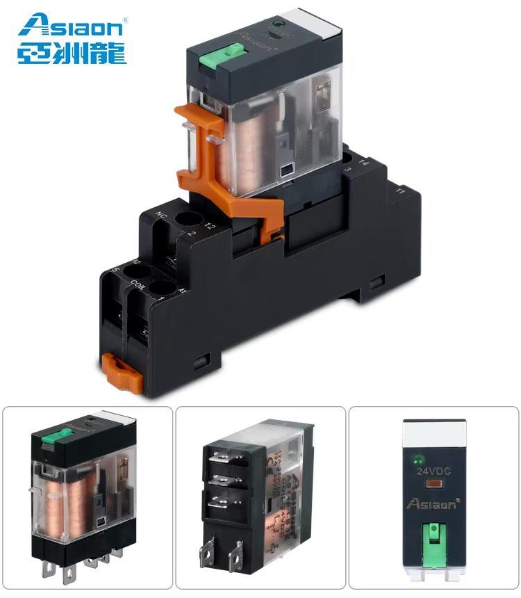 ASIAON RELA 24V DC ریلەی بچوکی ئاسیا