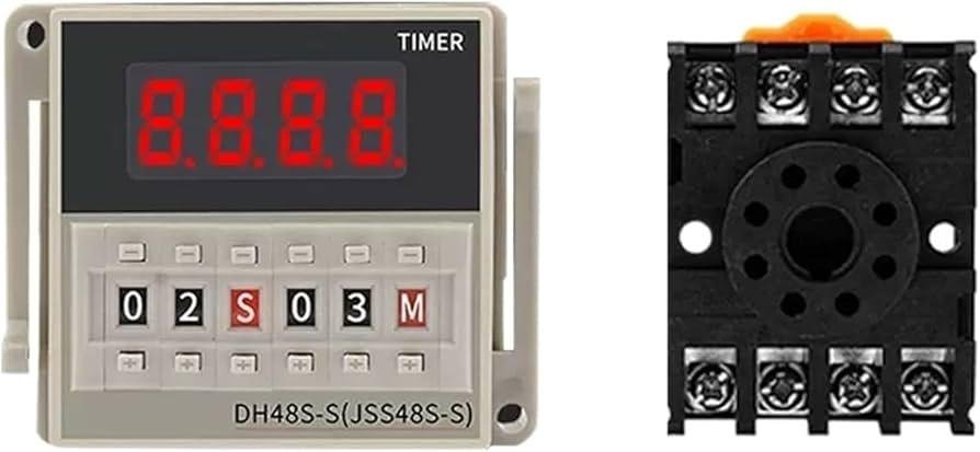 TIEMAR JSS48S-S تایمەری 24 سەعاتی دجیتاڵ دەبڵ تی